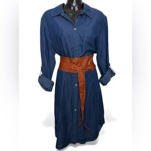 🌟Cupio Blue Denim Women Dress Size XL - NWOT